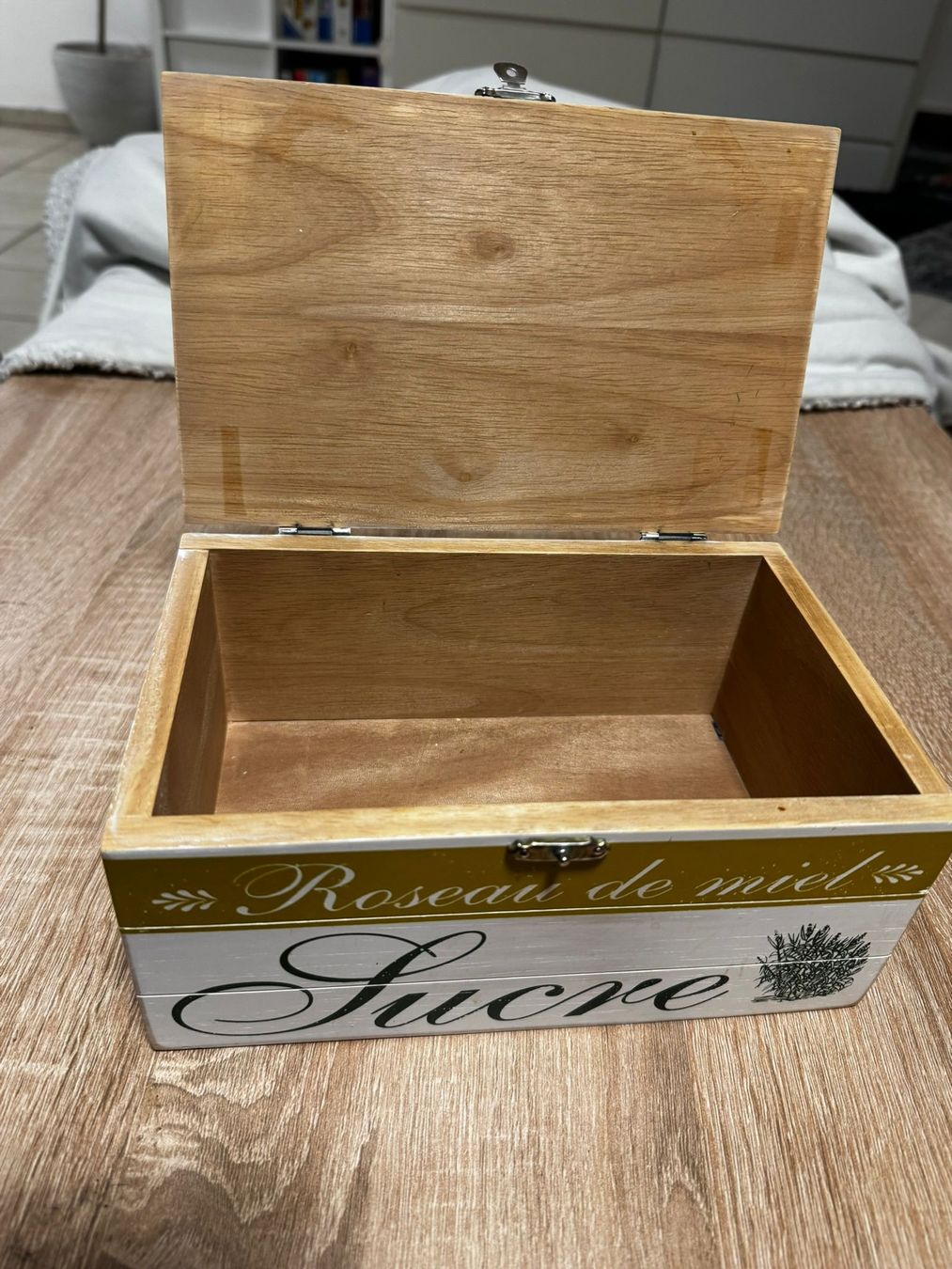 Sucriers: Holzbox "Roseau de miel" Sucre – D'occasion à Egg b. Zürich par Brocki_Insel_Egg 3