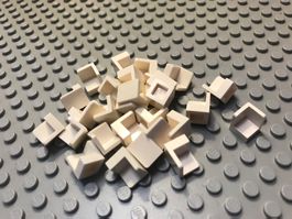 Lego 12 x Eckpaneel 1×1 (6231) weiss