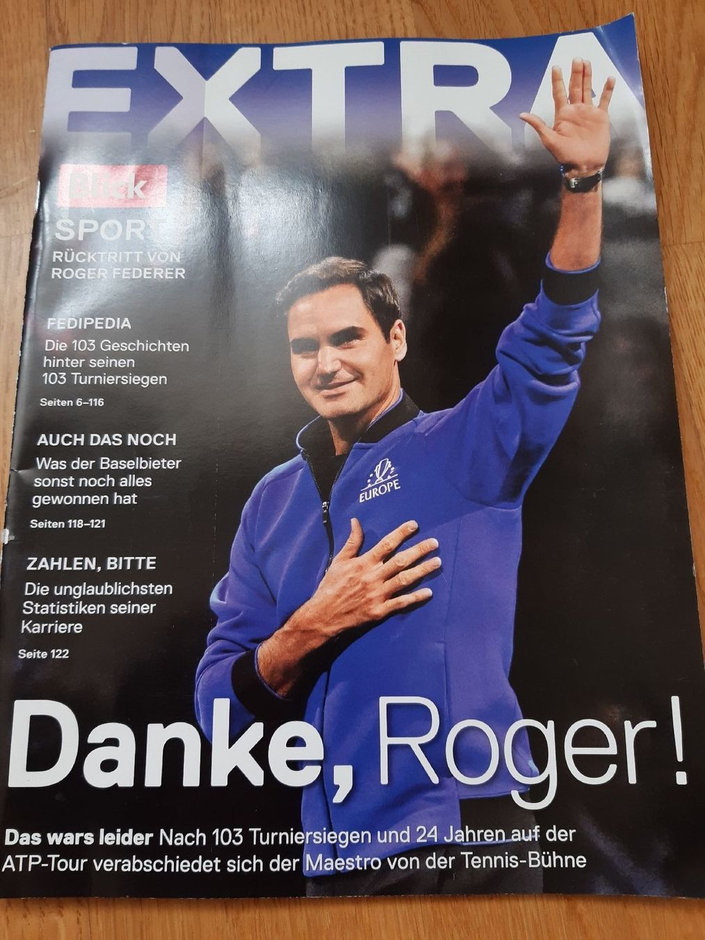 Riviste & Magazine: Zeitschrift Extra Edition Roger Federer Rücktritt – Usato da Aarau venduto da crissta