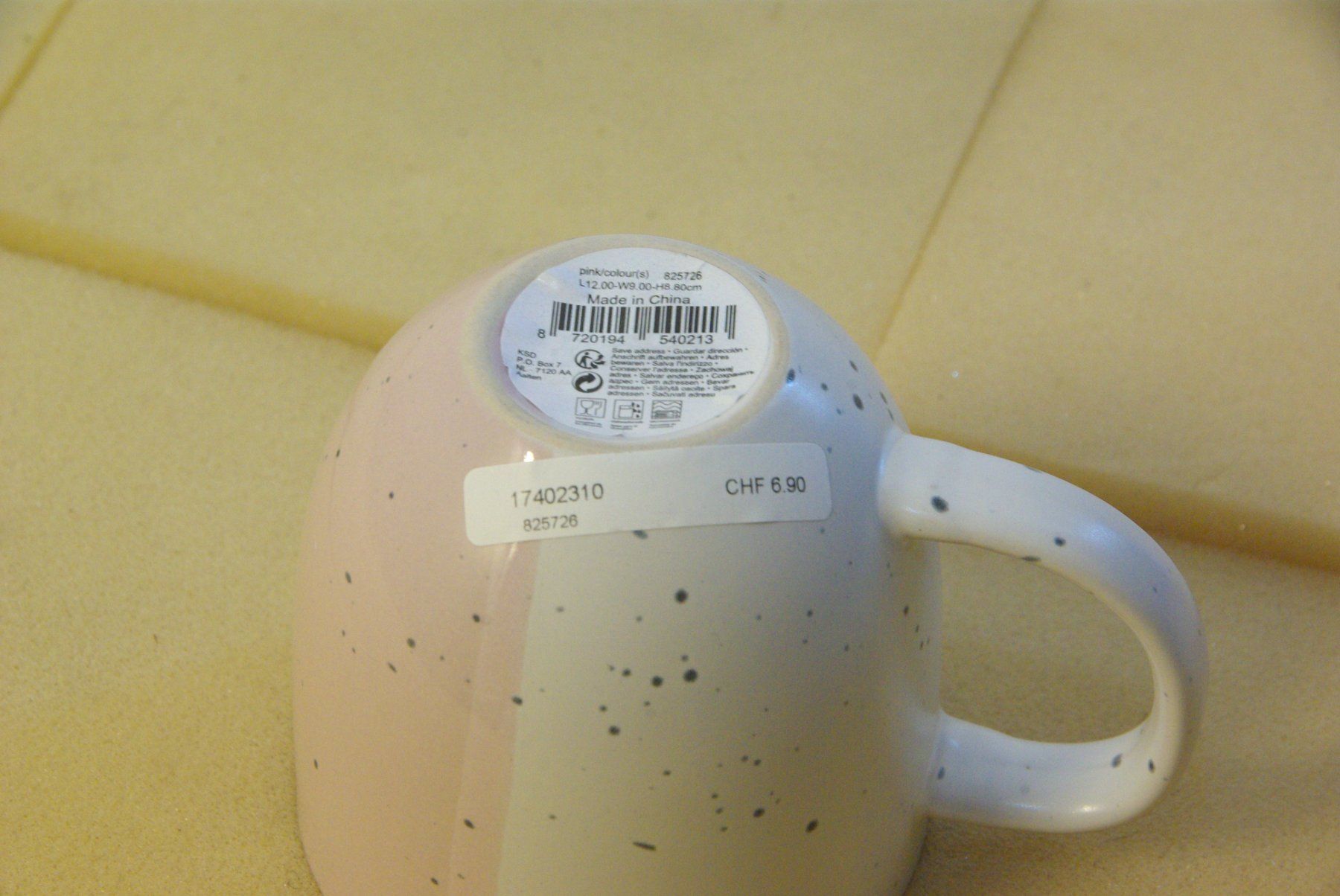 Tazze: Kaffee oder Tee Tasse - pink – Nuovo (secondo la descrizione) da Herisau venduto da Cevianer1844 3