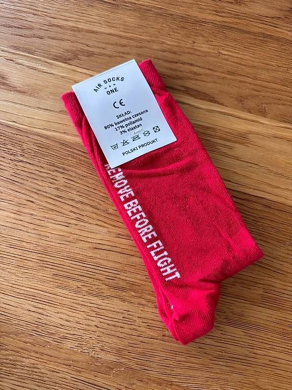 Calze: Air Socks One - Remove before flight Socken – Nuovo e nell'imballaggio originale da Thalwil venduto da mjg_s9gg 1