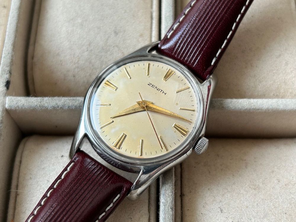 Montre Vintage Homme ZEIH MAN Mécanique – Pièce Française Non Fonctionnelle Pour Collection