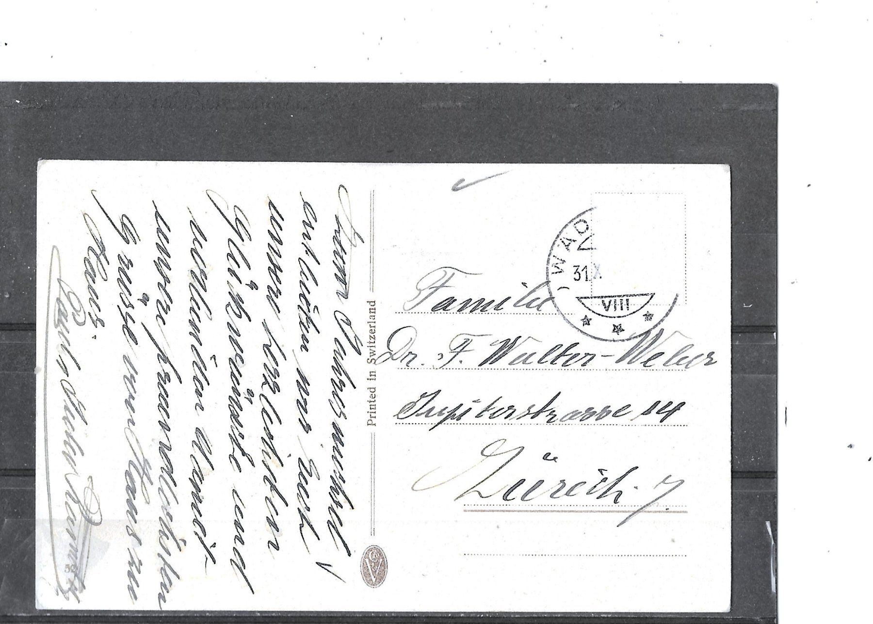 Cartoline postali: Kunstkarte Milli Weber – Usato da Schocherswil venduto da Wilare 1