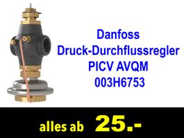 18. & 20. JUNI 🟡 Durchflussregler DANFOSS 003H6753  /218X