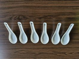 6x Asiatische Löffel
