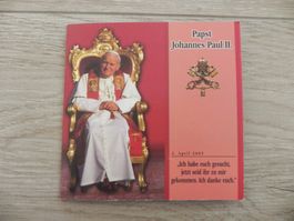 Original Münzenset Malteser Orden Paps Johannes Paul II 2005