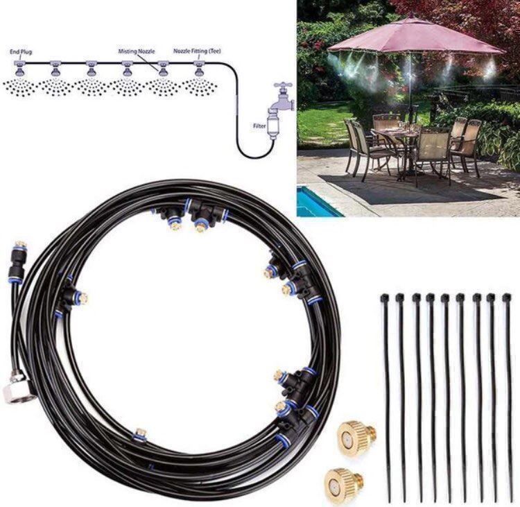 Piante & sementi: Sommer Wasser Gartenbefeuchtungssystem Ventilator NEU – Nuovo e nell'imballaggio originale da Seon venduto da Aaargauer01 1