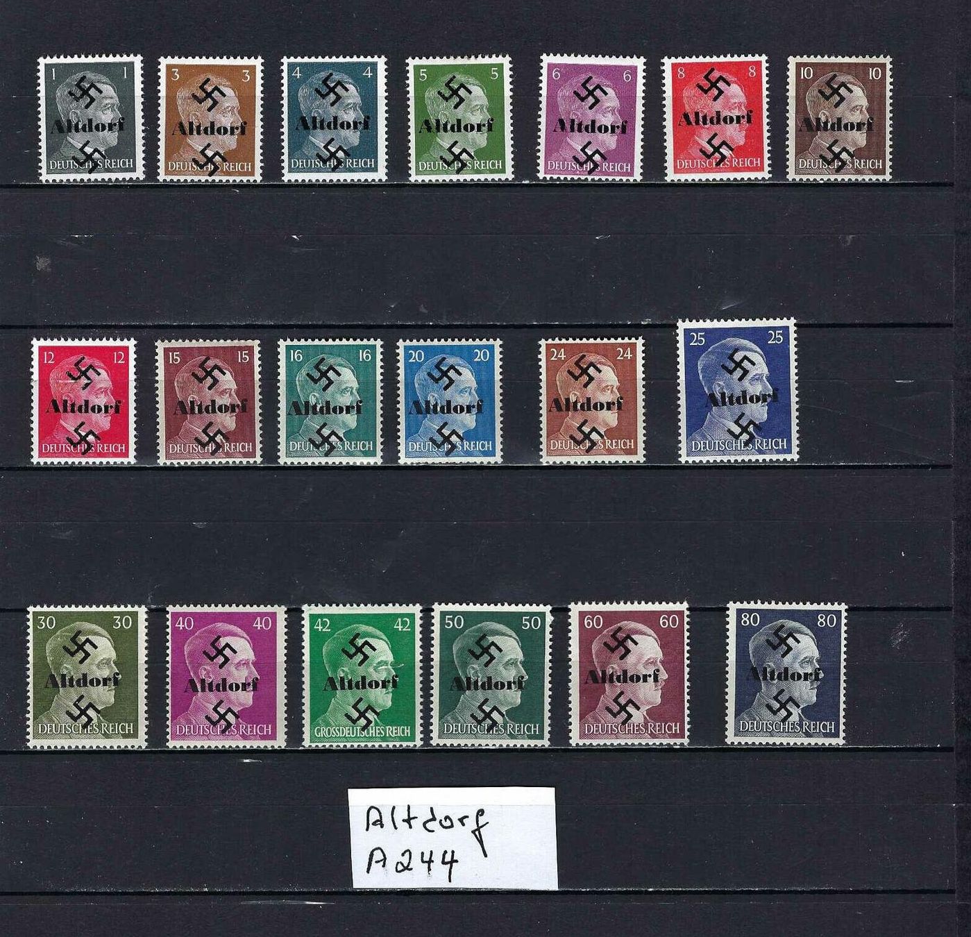 Alle Briefmarken: WKII Lokalausgabe Altdorf ** – Neu und originalverpackt aus Altstätten SG von Nandodax