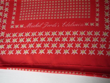 Michel Jordi's Edelweiss aus 100% Seidenfoulard