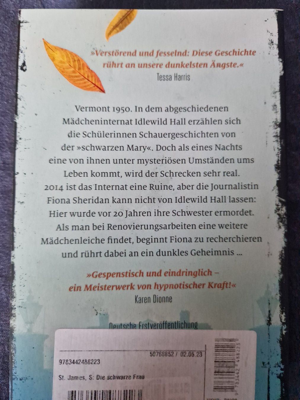 Libri: Simone St. James Die schwarze Frau – Nuovo (secondo la descrizione) da Neuhausen am Rheinfall venduto da Alchimista 1