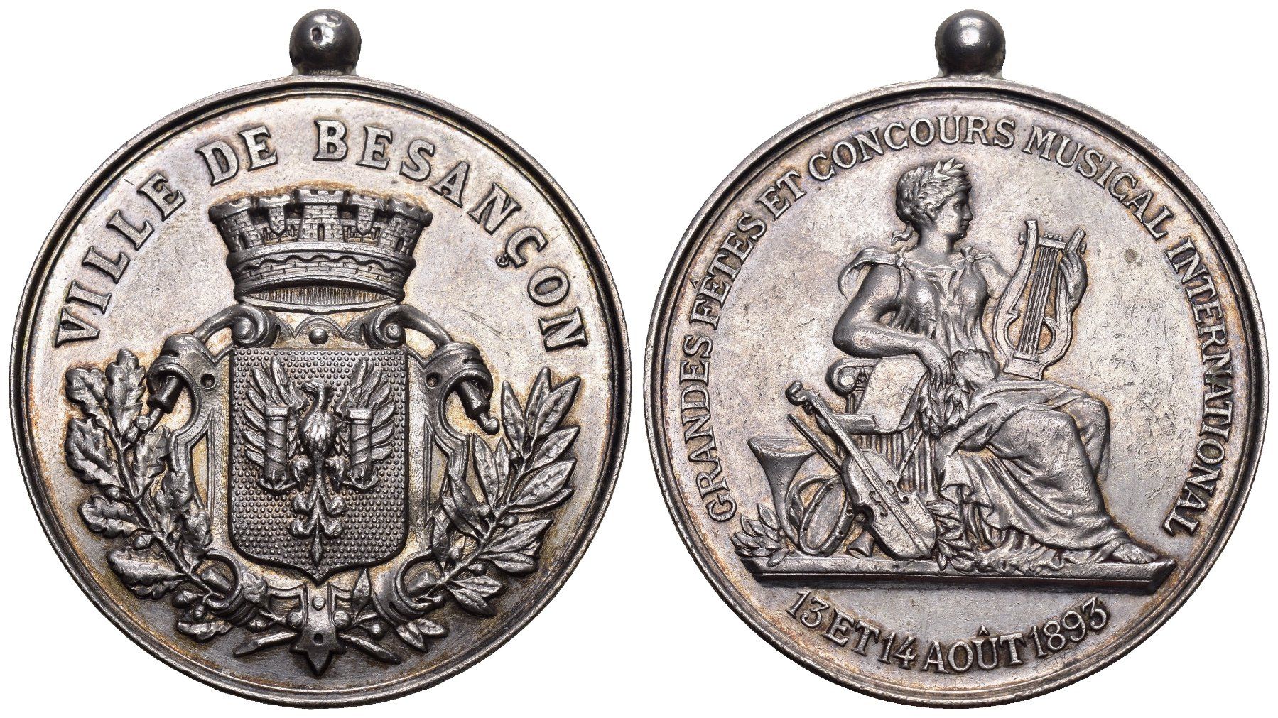 Medaillen: Besancon 1893 – Gebraucht aus Bern von numismatictops