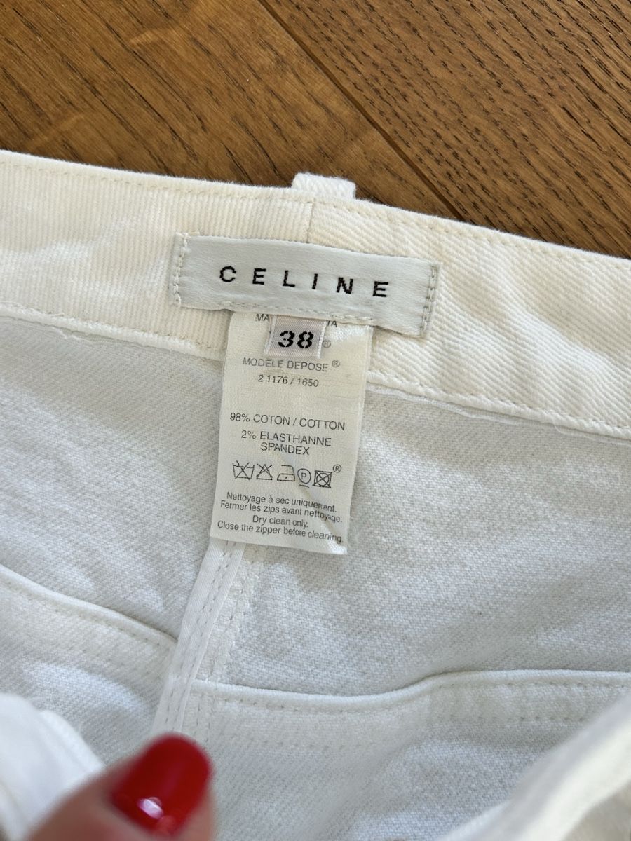 Celine Jeans: Jeans Celine blanc taille 38 – Gebraucht aus Lully VD von Garance040
