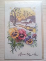 carte de vœux Bonne Année - neuve