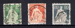 1940 Helvetia mit Schwert 113y - 141y ʘ mit Attest