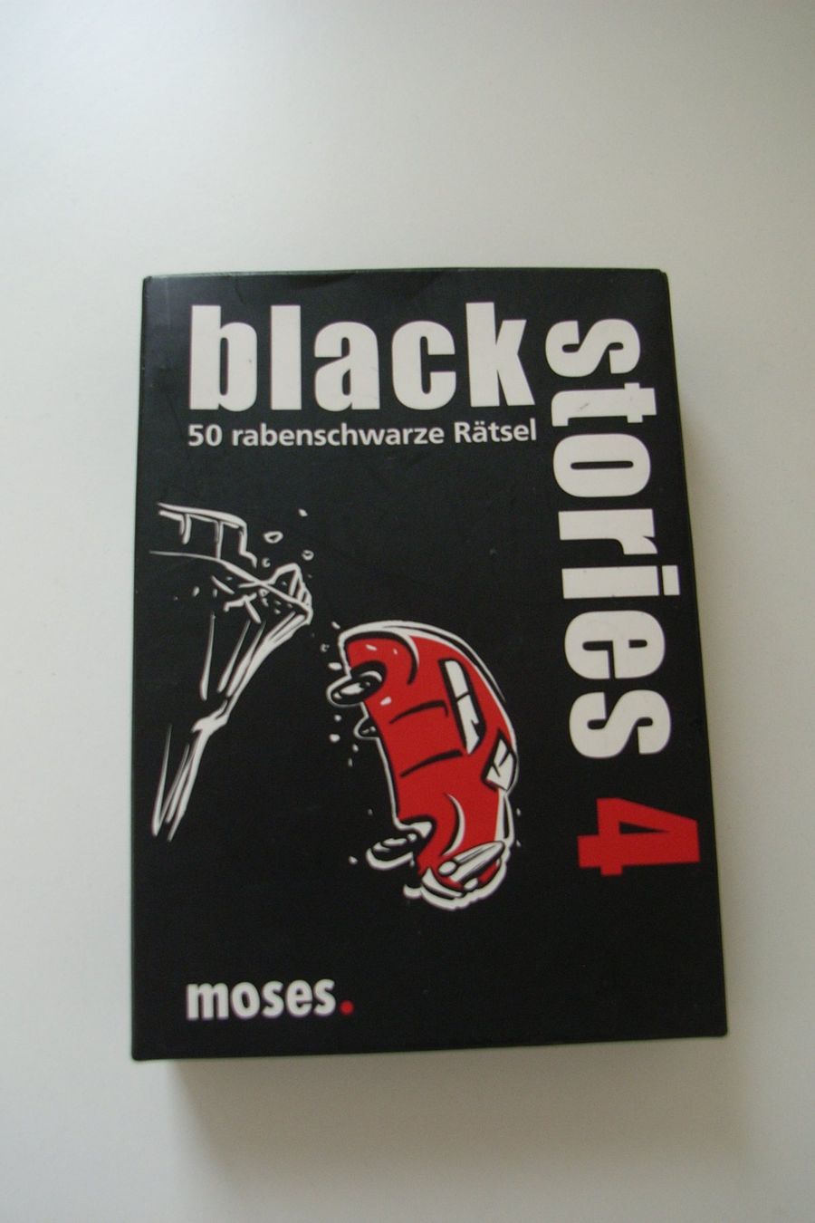 Moses. Black Stories 10 – 50 Rabenschwarze Rätsel, Krimi-Kartenspiel Ab 12 Jahren, 2-222 Min.