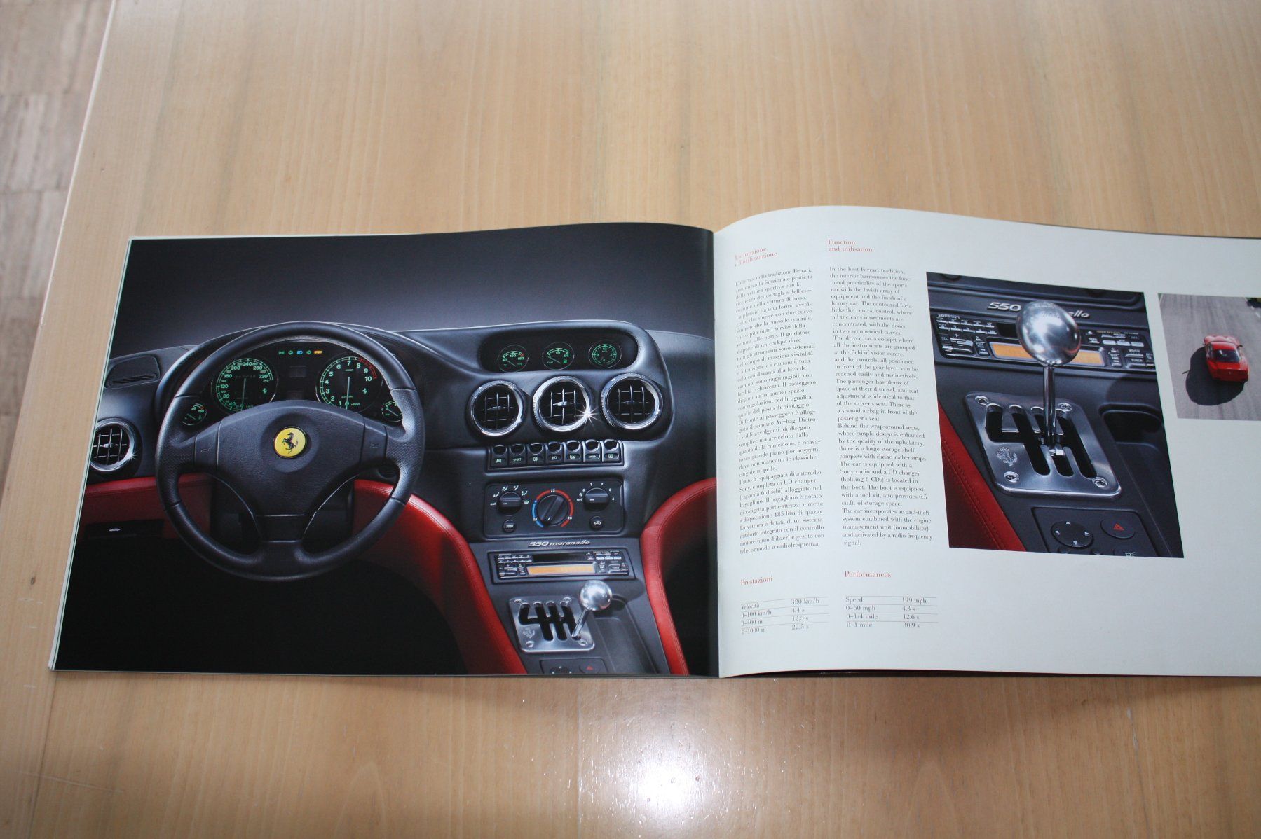 Ferrari Documenti: Ferrari 550 Maranello Pressemappe 1996 – Usato da Wikon venduto da erwin400 8