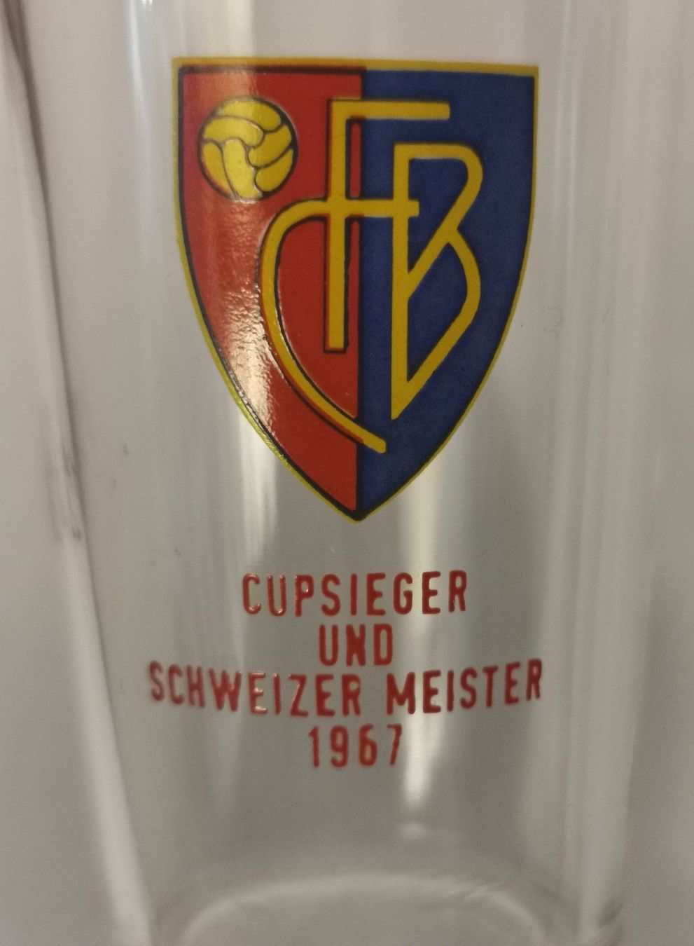 Bicchieri: FC Basel 75 Jahre  Weisswein / Schnapsglas – Usato da Emmenbrücke venduto da Herzog07 5
