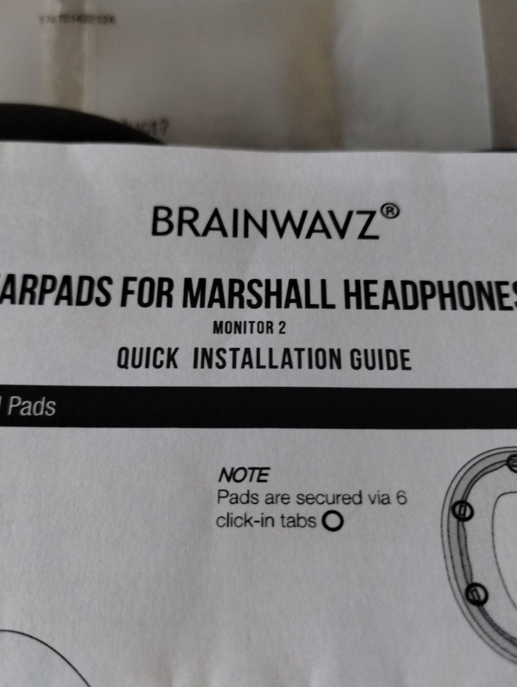 Cuffie: Oreillettes de remplacement pour Marshall Brainwavz – Nuovo e nell'imballaggio originale da Lausanne venduto da Martinucci 2