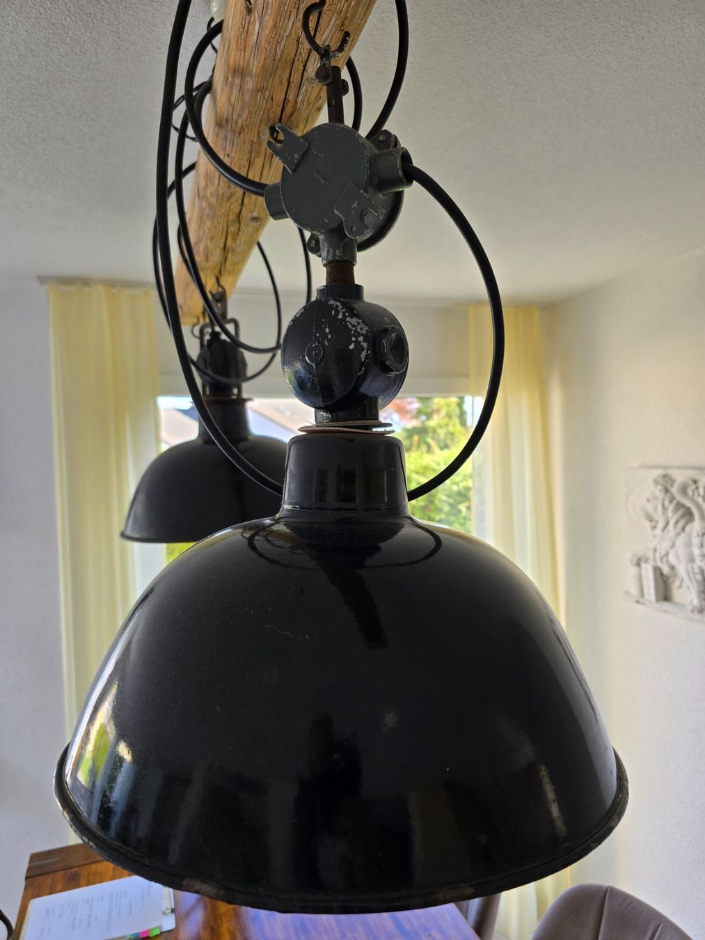 Lampade: Rustikale schwarze Industrielampen 2Stk. – Usato da Rudolfstetten venduto da Inotrend 2