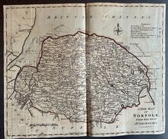 John Lodge: A New Map of Norfolk ca. 1790-95