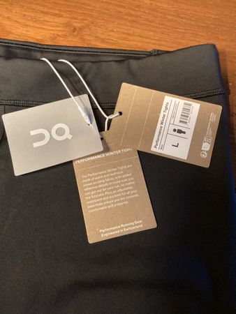 On Performance Winter Tights Black Size L NEW