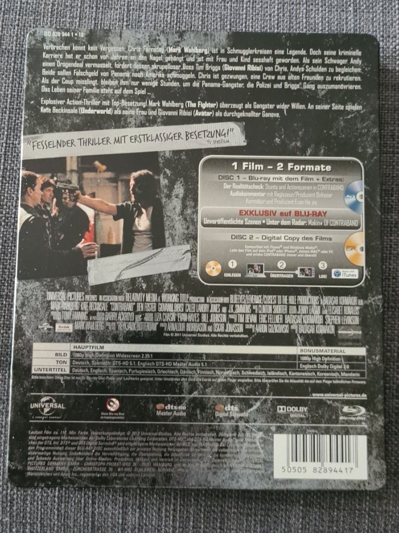 Tutti i DVDs: Contraband Steelbook – Nuovo (secondo la descrizione) da Oberkirch LU venduto da ThE_CoLLecTor666 1