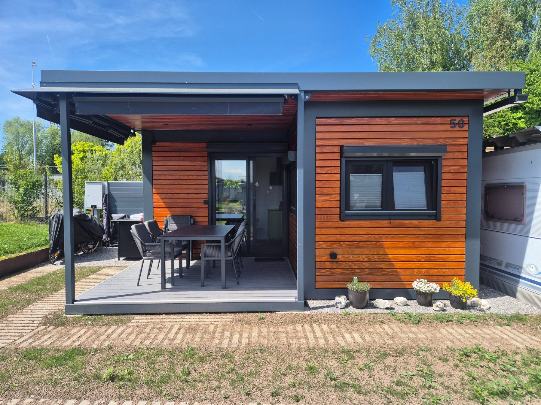 Conteneurs de construction: Gartenhaus, Tiny house, Container, Wohnmodul, Wohncontainer – Neuf (Voir description) à Galgenen par contdeluxe 2