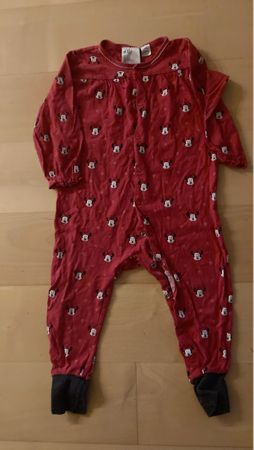 Pijama H&M Disney rot mit Motiv top zustand