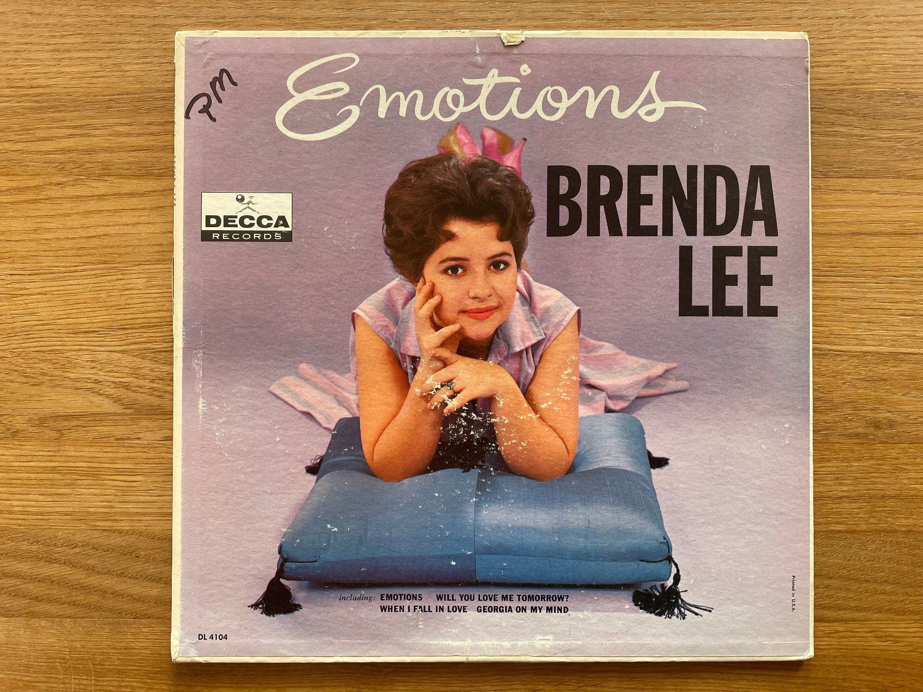 Schallplatten: Brenda Lee, Emotions, USA – Gebraucht aus Kleinlützel von Vinylspezi