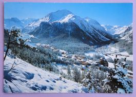Pontresina mit Piz Palü und Roseg-Gruppe