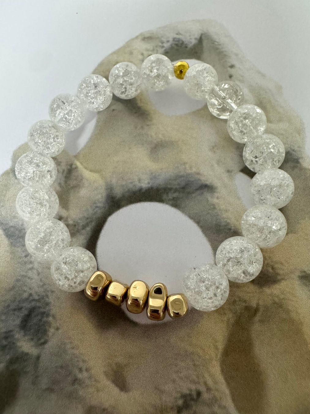 Bracciali & Braccialetti: Armband Bergkristall, Hämatit. – Nuovo (secondo la descrizione) da Biberist venduto da tl-schmuck