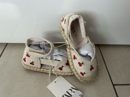 Zara Kinderschuhe, Gr. 24, Neu mit Etikett, Espadrilles🍒
