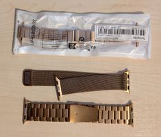 Set of 3 Apple Watch Bands (38/40/41mm) – Rose Gold / Starli