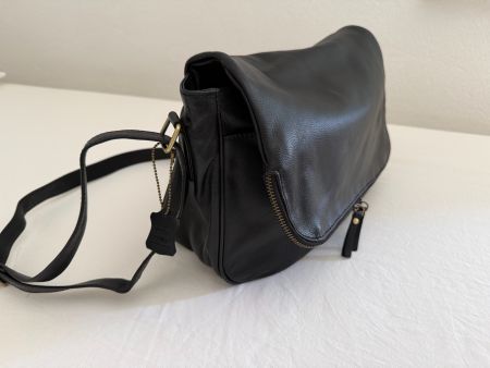 Sac en cuir noir