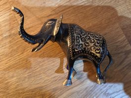 Dekorativer Vintage Elefant aus Pakistan
