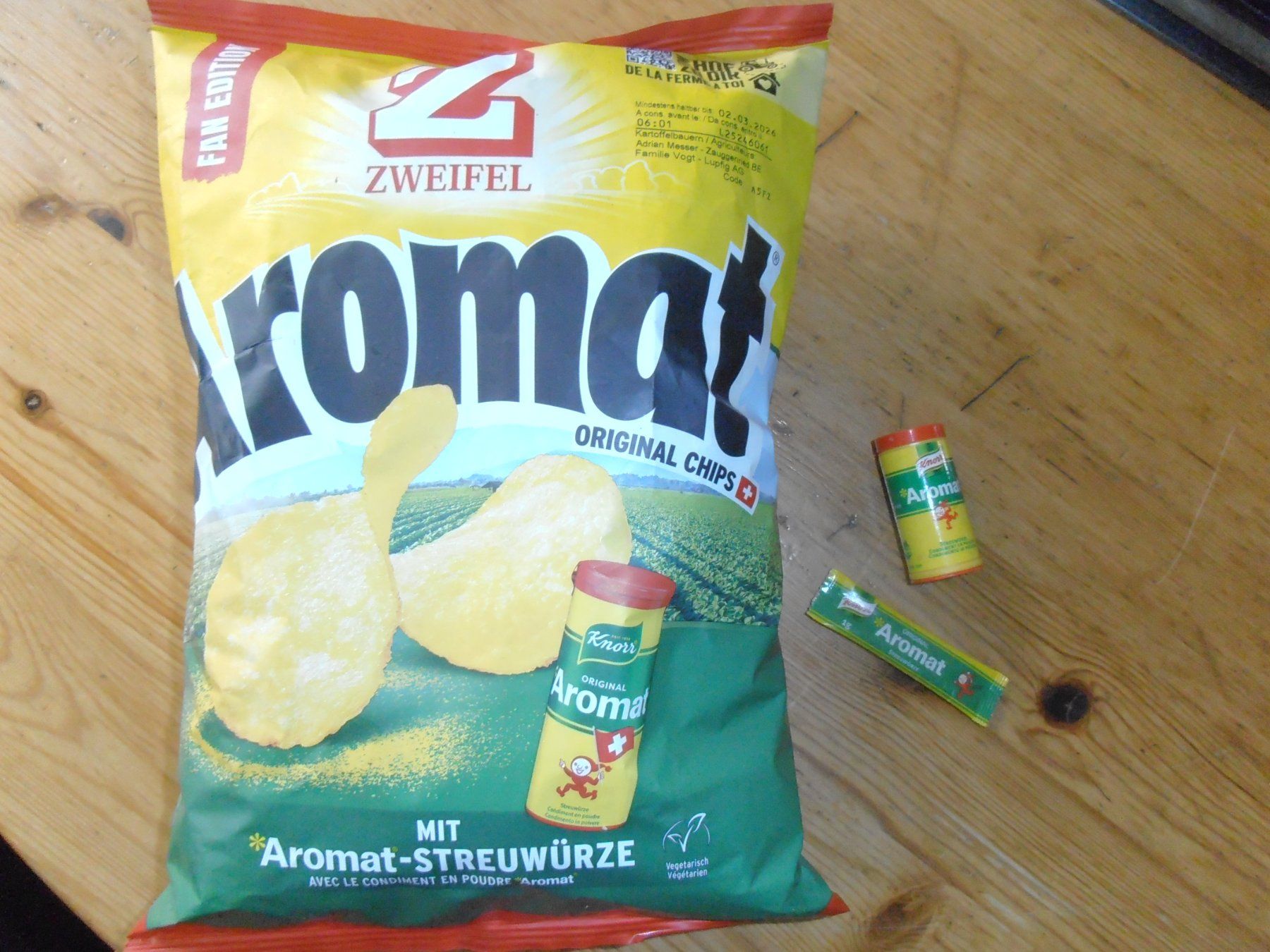 Zweifel Lebensmittel & Spezialitäten: Zweifel Aromat Chips – Neu und originalverpackt aus Müntschemier von galerieacht 1