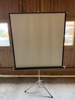 Projektionsleinwand mit Stativ – mobile Beamer-/Dia-Leinwand