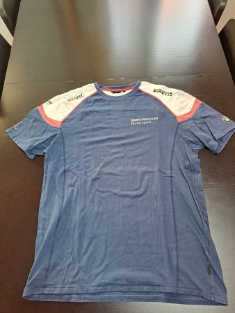 T-shirt BMW Motorrad Motorsport blu taglia XL usato