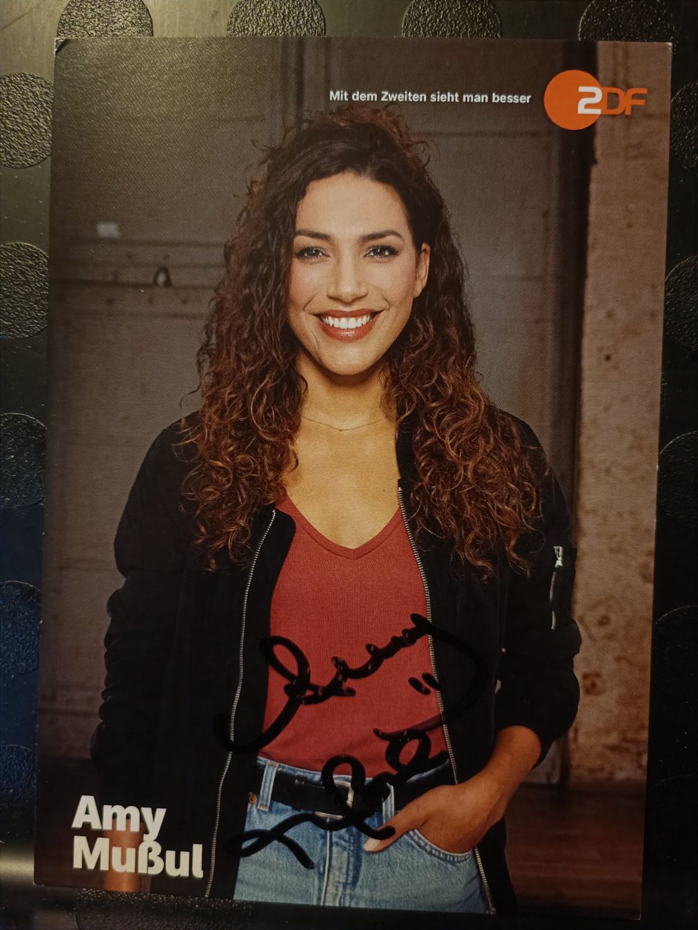 Autografi: Amy Mußul - Soko Leipzig - handsigniert – Usato da Menziken venduto da Artographs