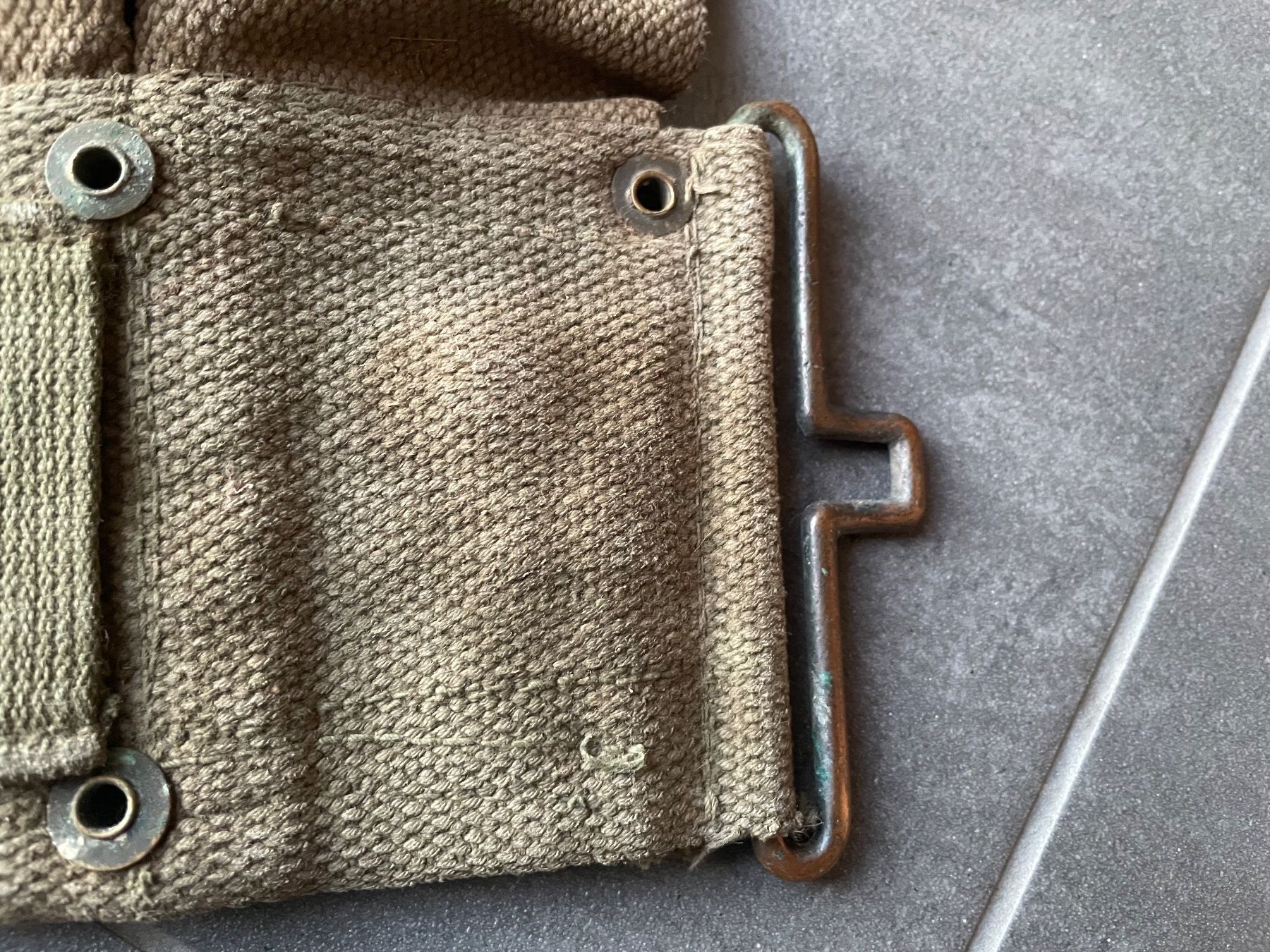 US Army Uniformi: Original us Army Springfield / Garand belt – Usato da Oberbütschel venduto da Woodie2005 5