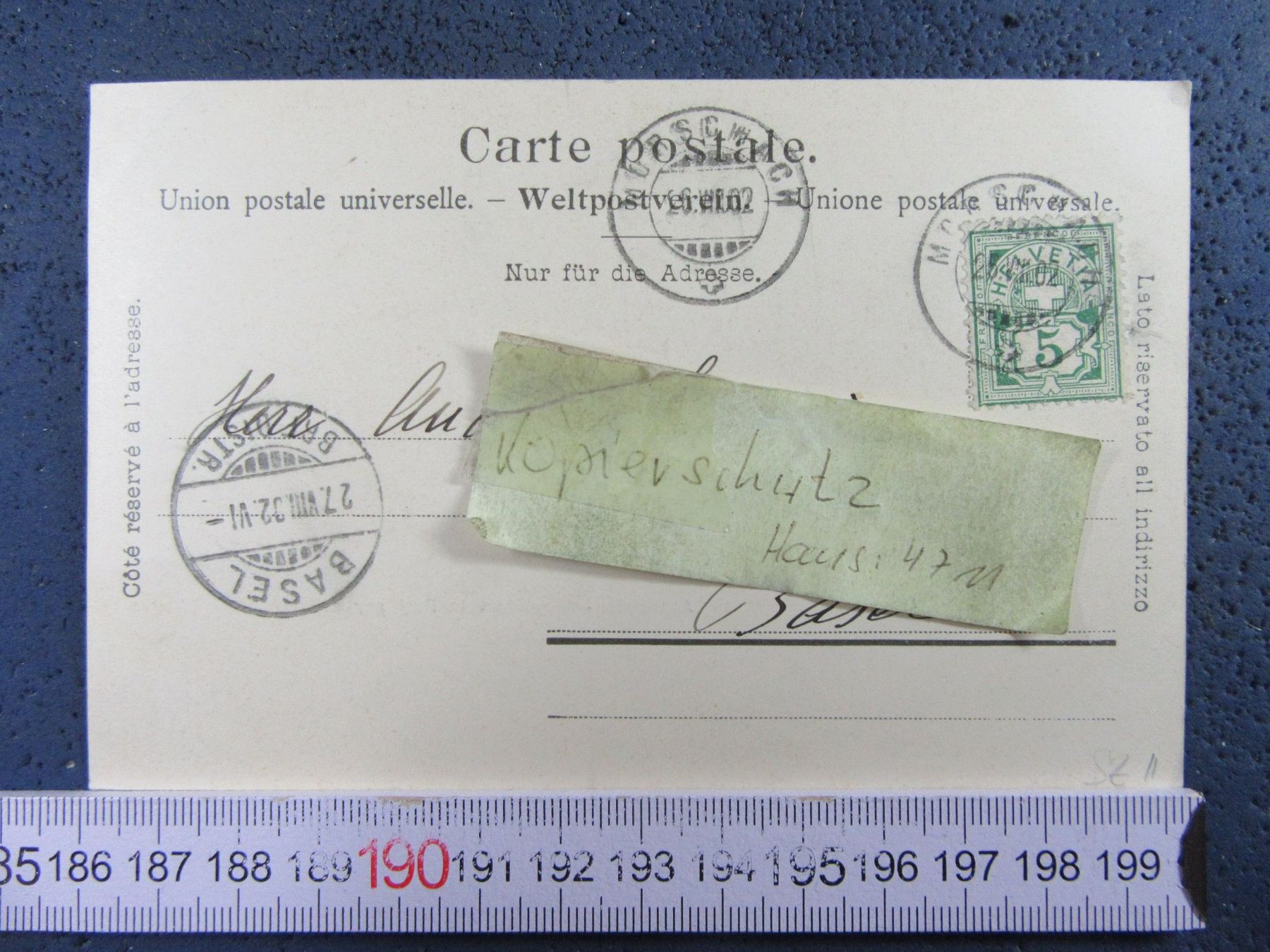 Cartes postales: AXENSTEIN SZ AK 1902 – D'occasion à Ettingen par Hausi4711 1