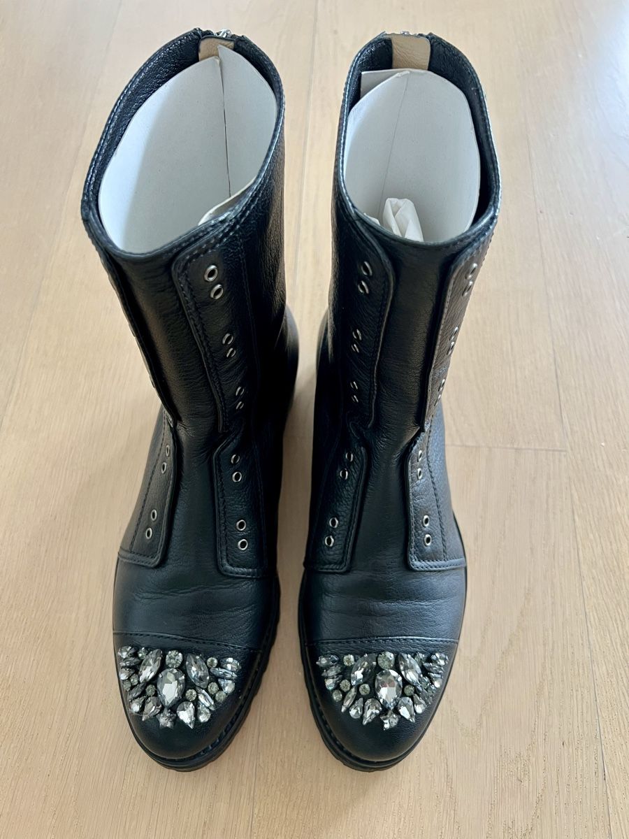 Jimmy Choo Scarpe da donna: Jimmy Choo Leather Boots, Size 39 – Nuovo e nell'imballaggio originale da Pully venduto da opa_k78q