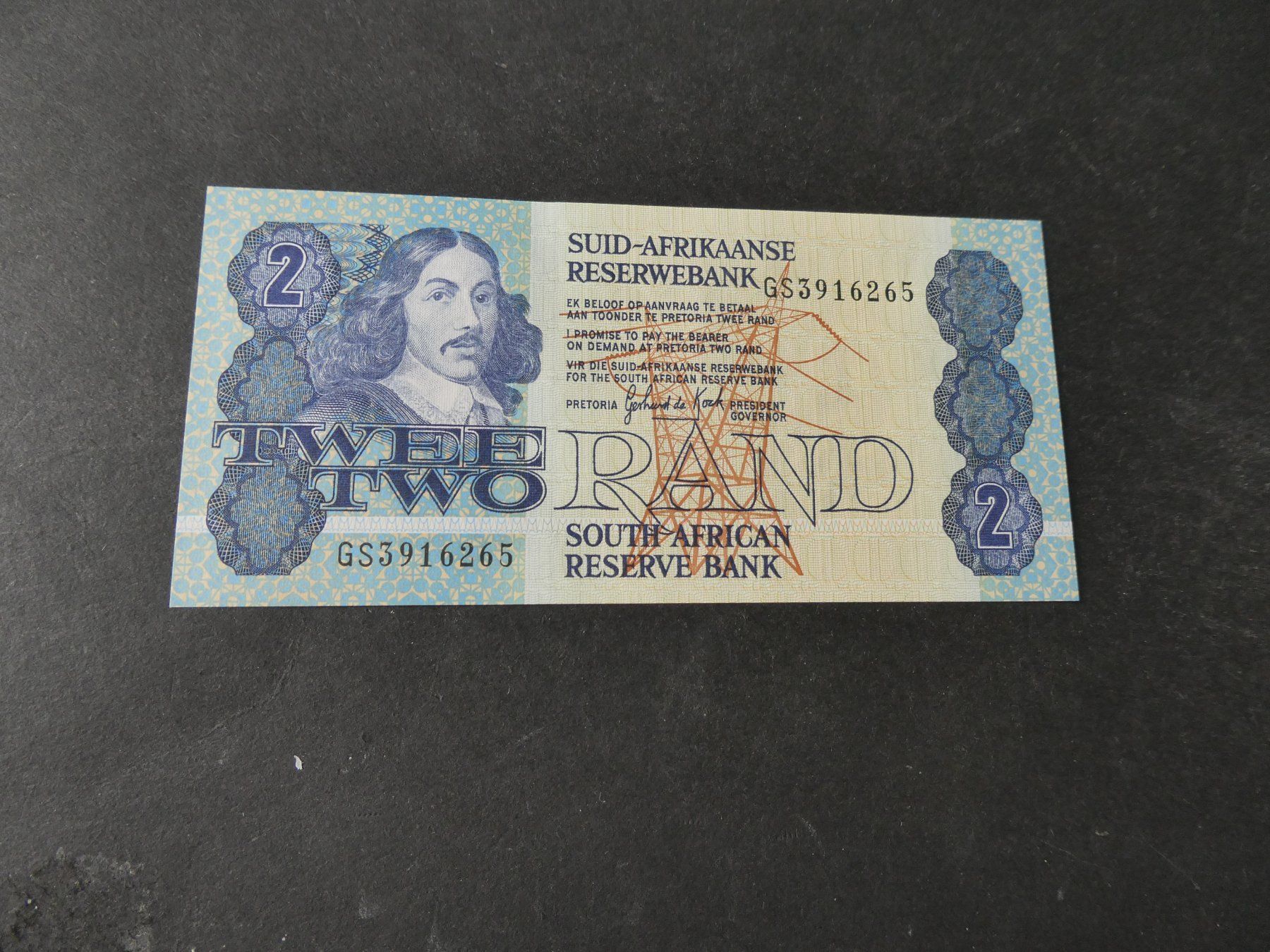 Banconote: Südafrika, 2 Rand ungefaltet – Usato da Hinterforst venduto da Rohusri