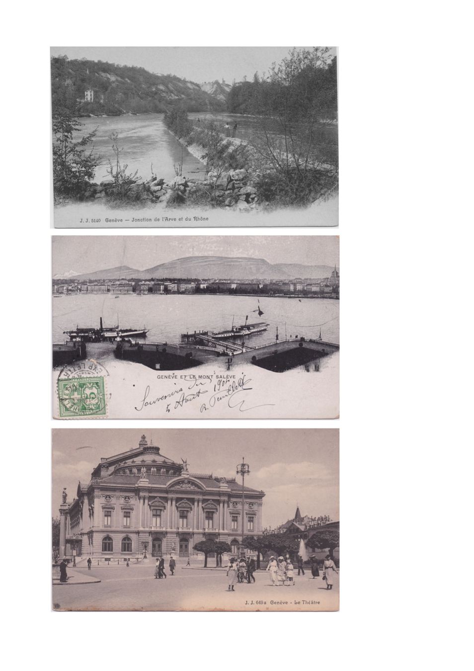 Cartoline postali: Konvolut GENF – Usato da Baar venduto da dokuba 3