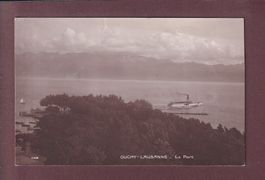 LAUSANNE - Ouchy - Départ de bateau CGN