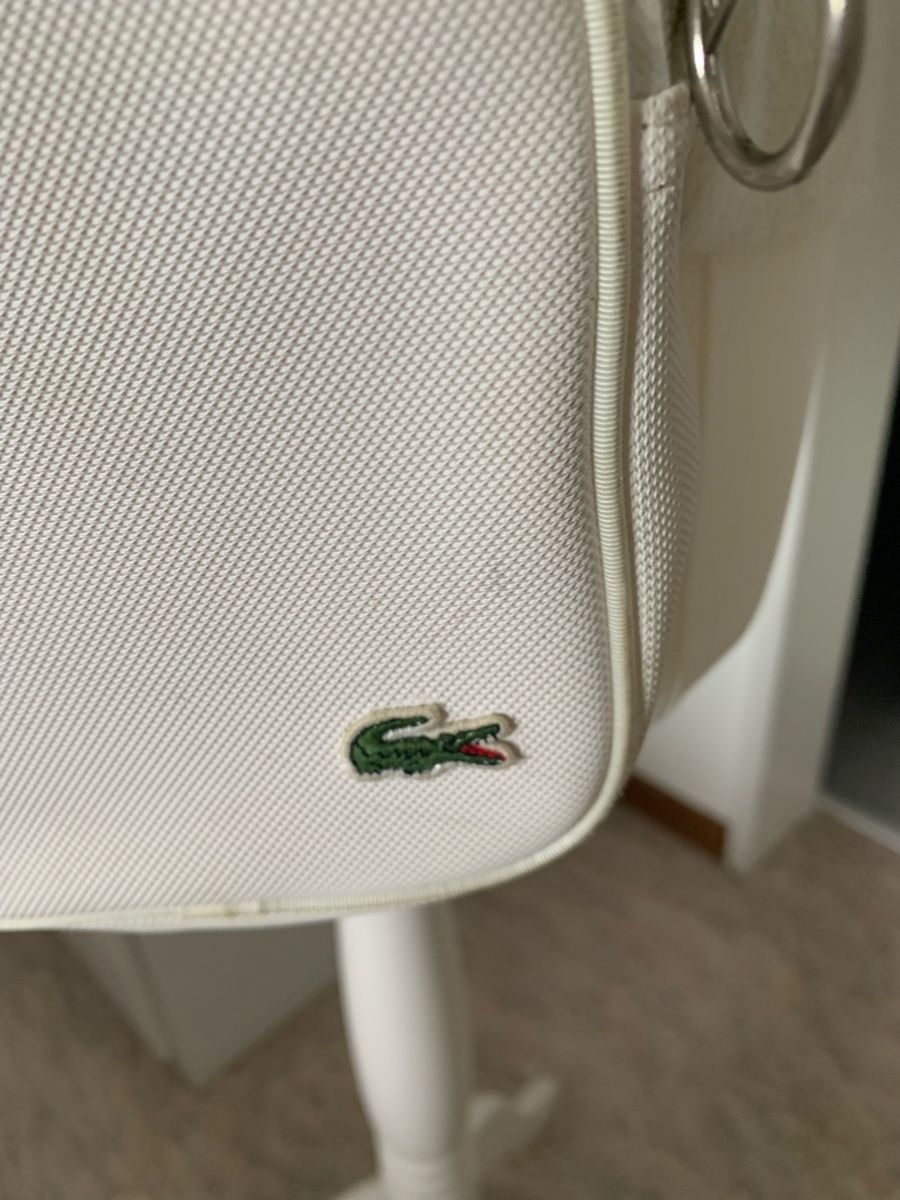 Lacoste Borse da donna: Lacoste Umhängetasche, Weiss – Usato da Rüfenacht venduto da lilly_67