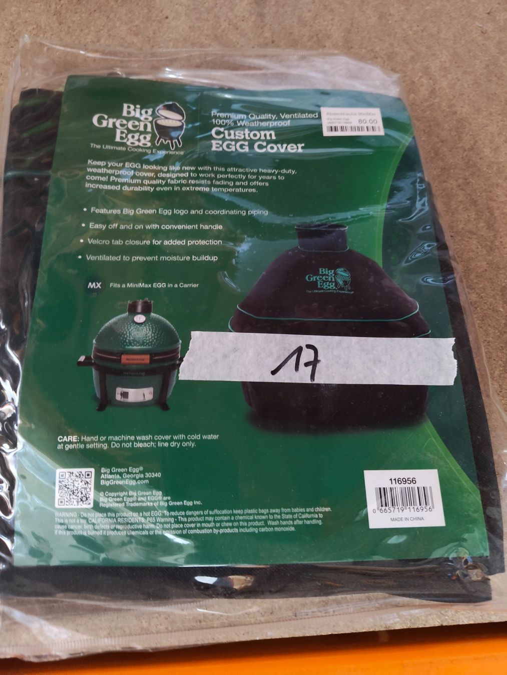 Grills: Big Green Egg Abdeckhaube Mini/MiniMax – Neu und originalverpackt aus Regensdorf von Sebastian024