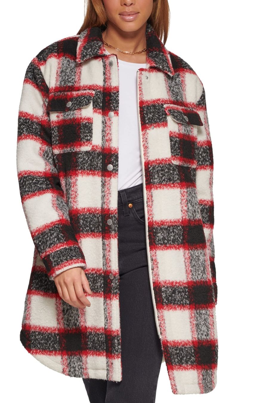 Levi's Jacken: NEW Levi's Sherpa Lined Wool Blend long Shacket – Neu und originalverpackt aus Stein am Rhein von DaOhana