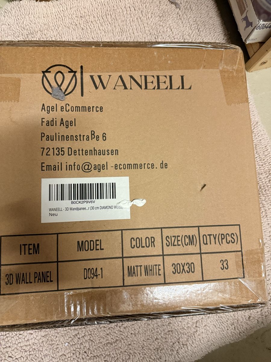 Tutte le decorazioni: 3D diamond wall panels – Nuovo e nell'imballaggio originale da Meilen venduto da tachel 3