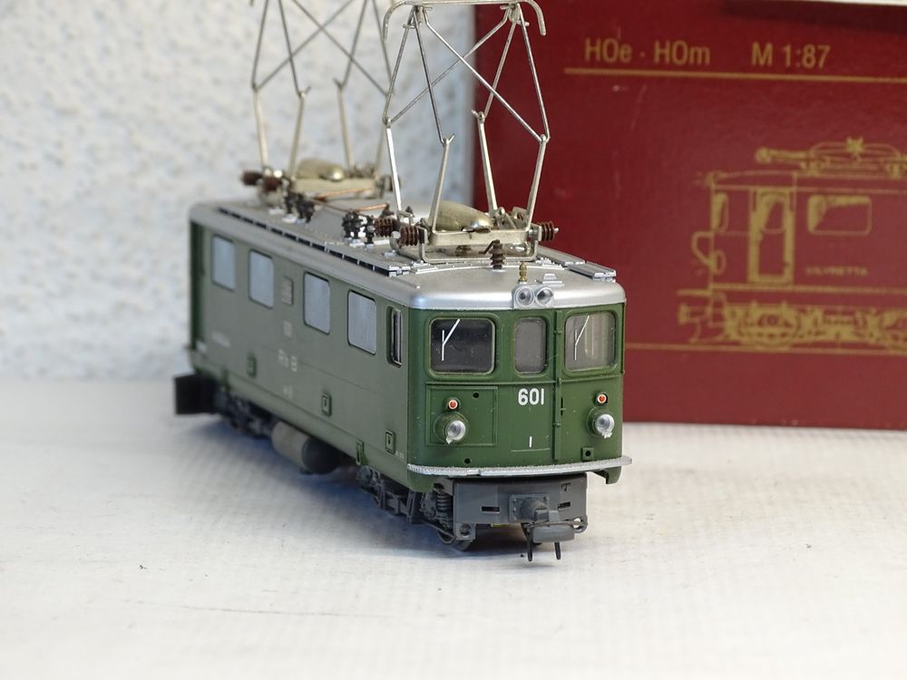 Bemo Modelleisenbahnen: Bemo 1250 121 RhB Elektrolok Ge4/4 Albula 601, H0m, OVP – Gebraucht aus Wohlen AG von Ex-Naruemon1964 4